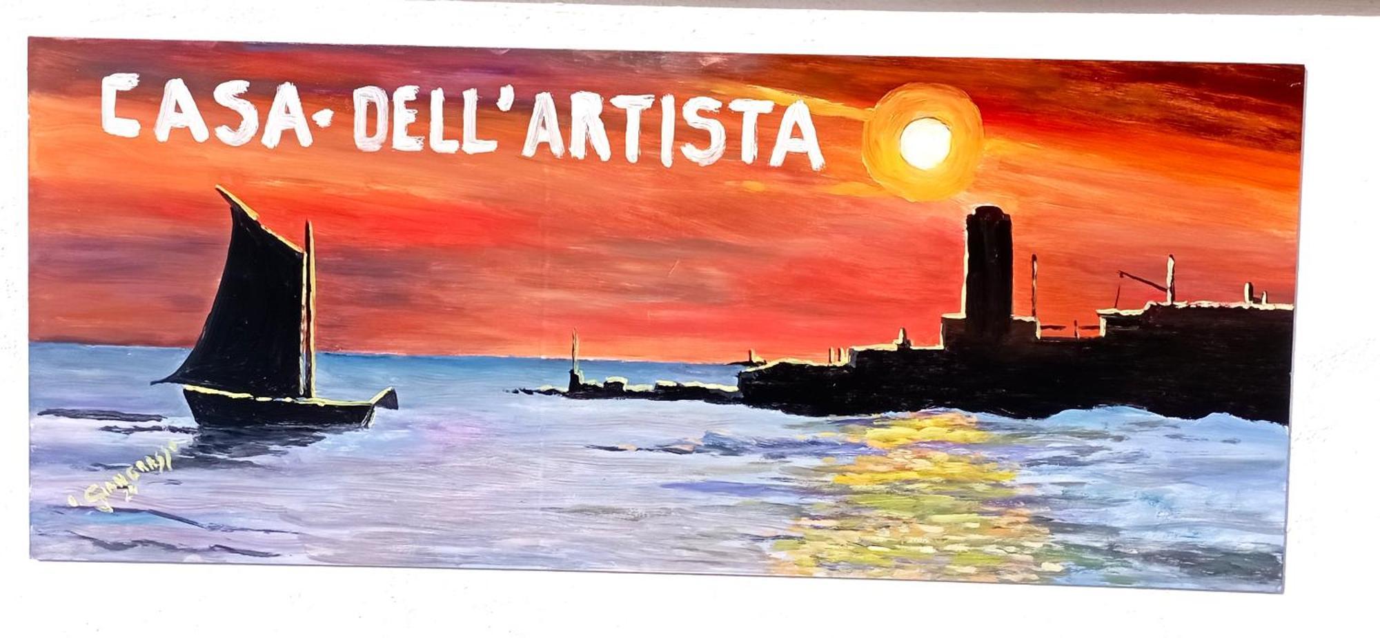 Вилла A Casa Dell' Artista Фьюмичино Экстерьер фото